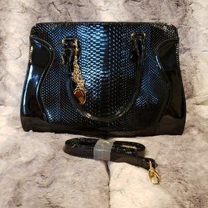 Foxer Feaux Leather Satchel